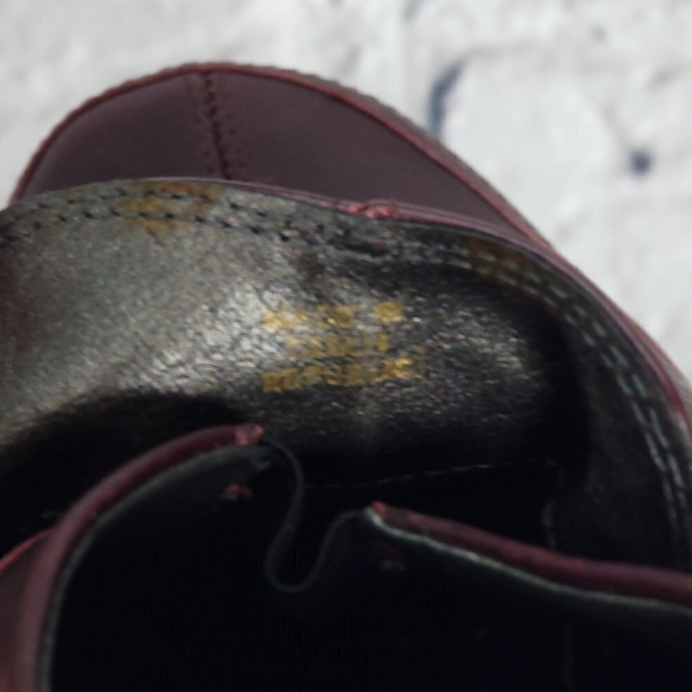 ROMIKA Burgundy Womens Sz 8-8.5 Leather Slip On Loafers‎ Academic Casual Comfort - Picture 14 of 15